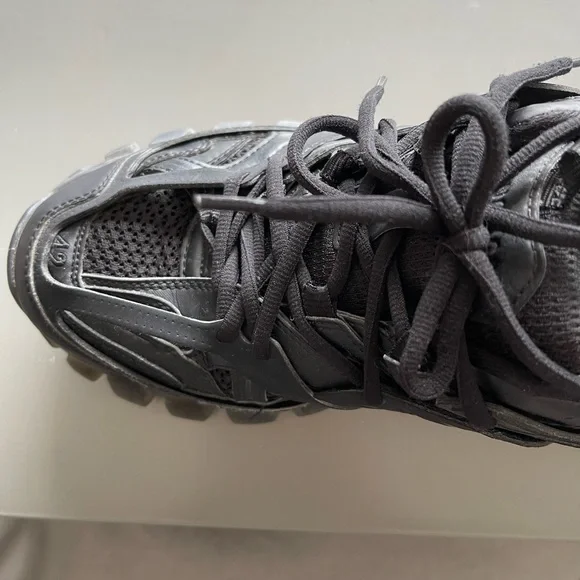 Men Balenciaga Track Sneaker Black/Black Clear size 42 (9) - Picture 9 of 12